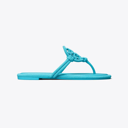 Tory Burch Miller Pav Knotted Sandal SOFT TURQUOISE