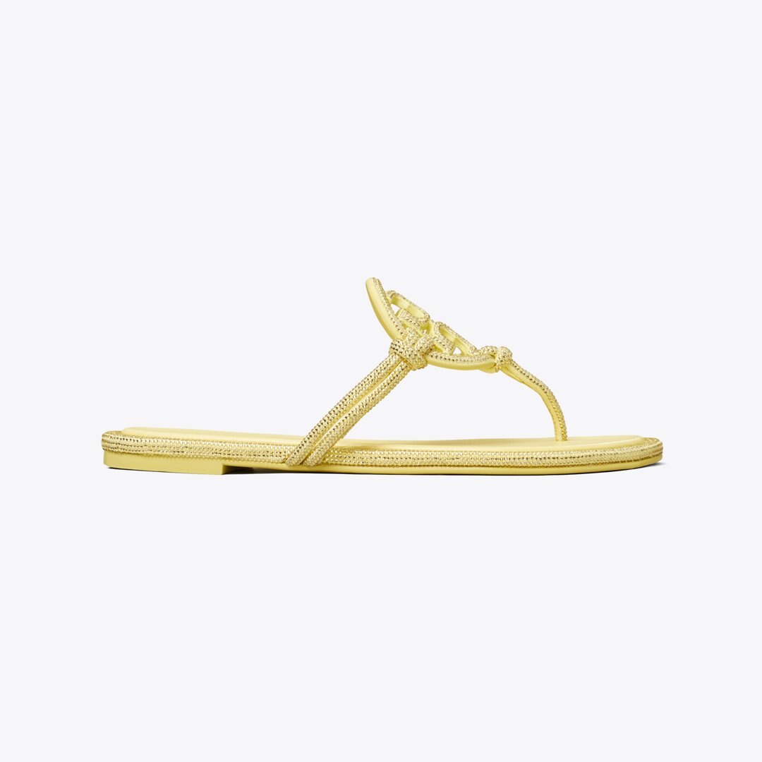 Tory Burch Miller Pav Knotted Sandal MATTE SUN