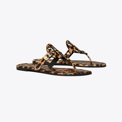 Tory Burch Miller Printed Patent Sandal CLASSIC LEOPARD