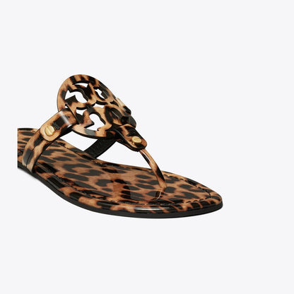 Tory Burch Miller Printed Patent Sandal CLASSIC LEOPARD