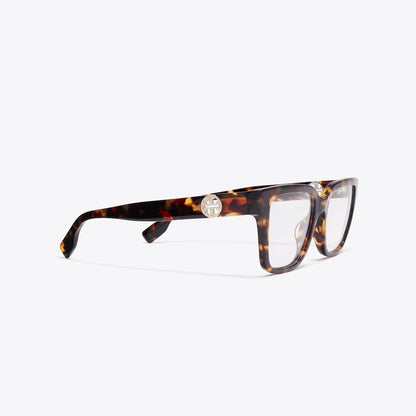 Tory Burch Miller Square Eyeglasses DARK TORTOISE