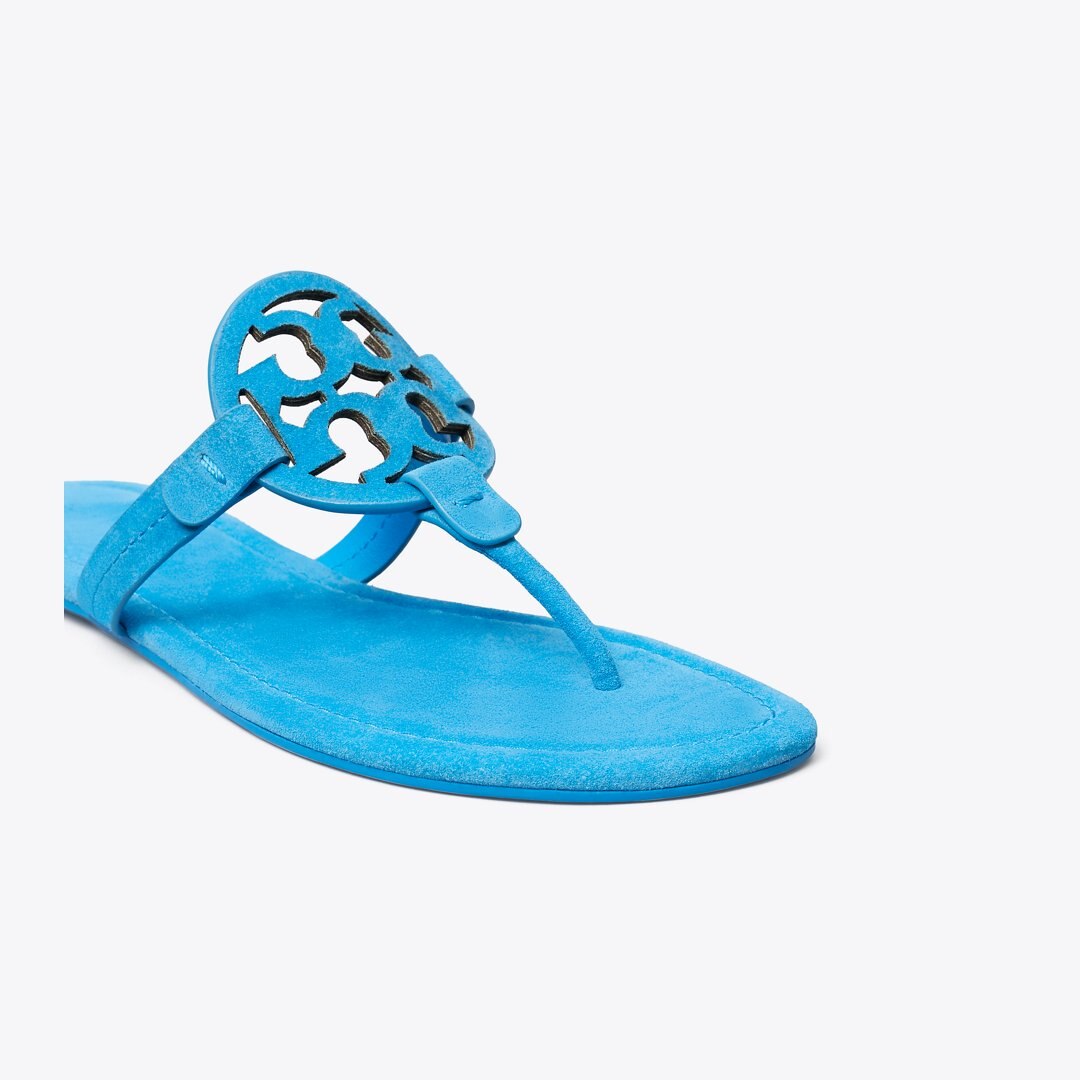 Tory Burch Miller Suede Sandal DEEP BLUE