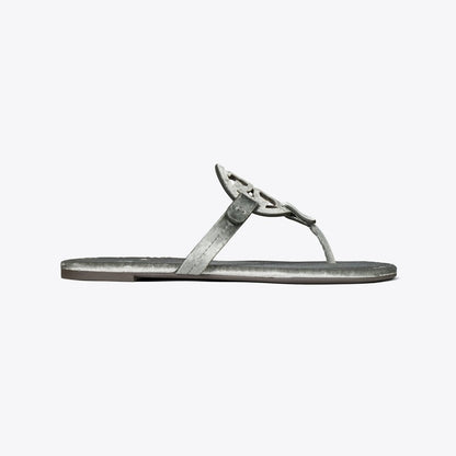 Tory Burch Miller Velvet Sandal LAVA GREY