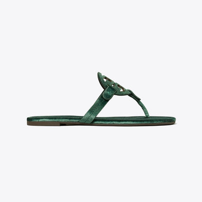Tory Burch Miller Velvet Sandal DEEP TEAL