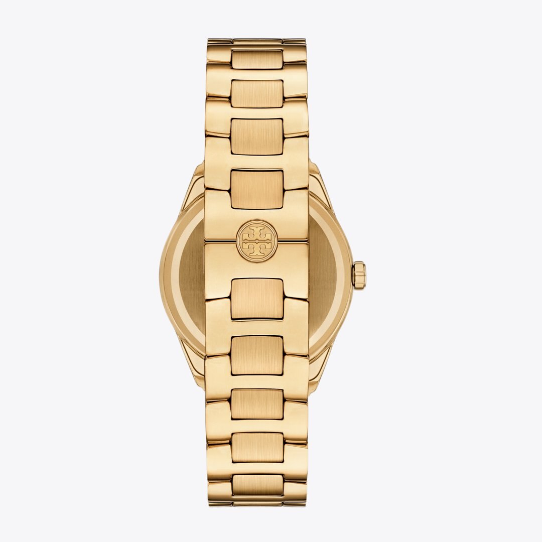 Tory Burch Miller Watch IVORY/PALE GOLD