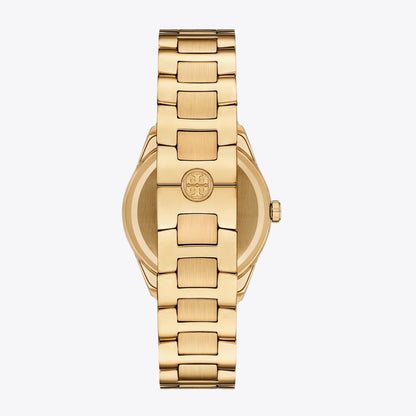 Tory Burch Miller Watch IVORY/PALE GOLD
