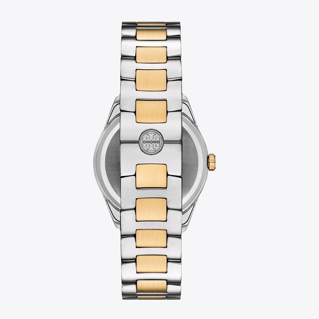 Tory Burch Miller Watch IVORY/TWO-TONE