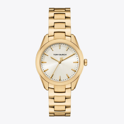 Tory Burch Miller Watch IVORY/PALE GOLD
