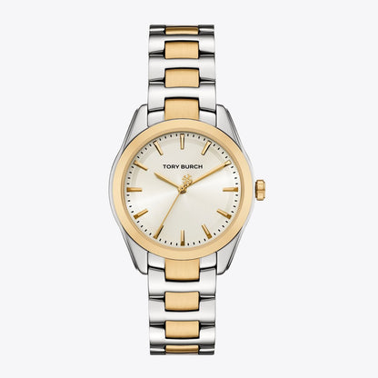 Tory Burch Miller Watch IVORY/TWO-TONE