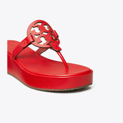 Tory Burch Miller Wedge Sandal TORY RED