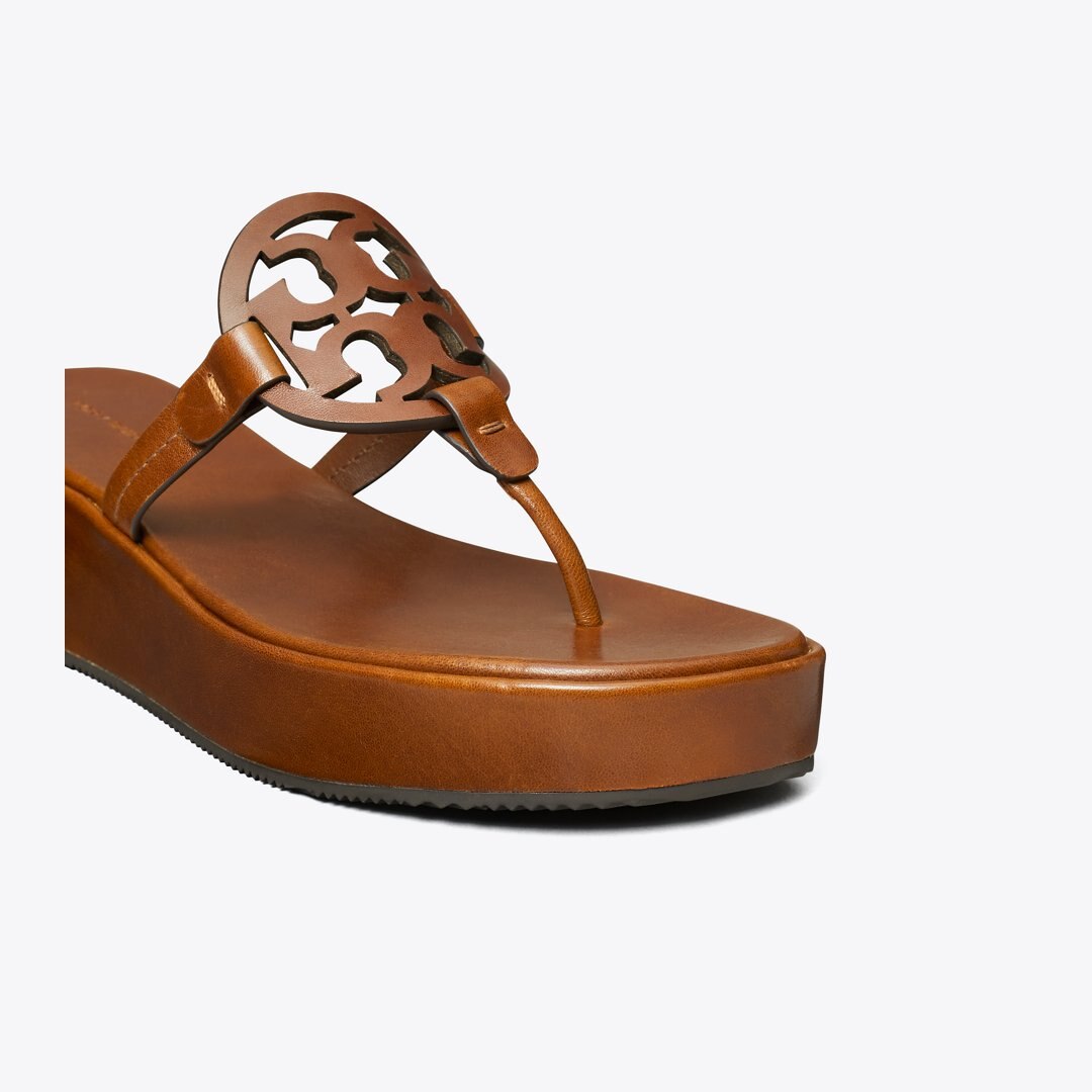 Tory Burch Miller Wedge Sandal NEGRONI
