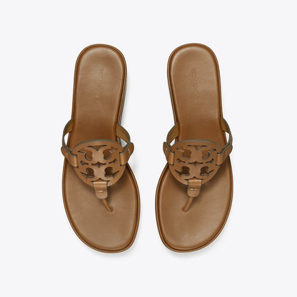 Tory Burch Miller Wedge Sandal ALMOND OATS