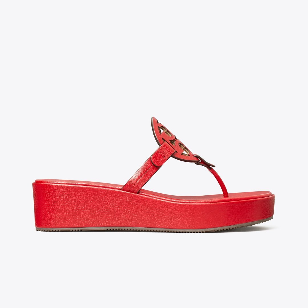 Tory Burch Miller Wedge Sandal TORY RED