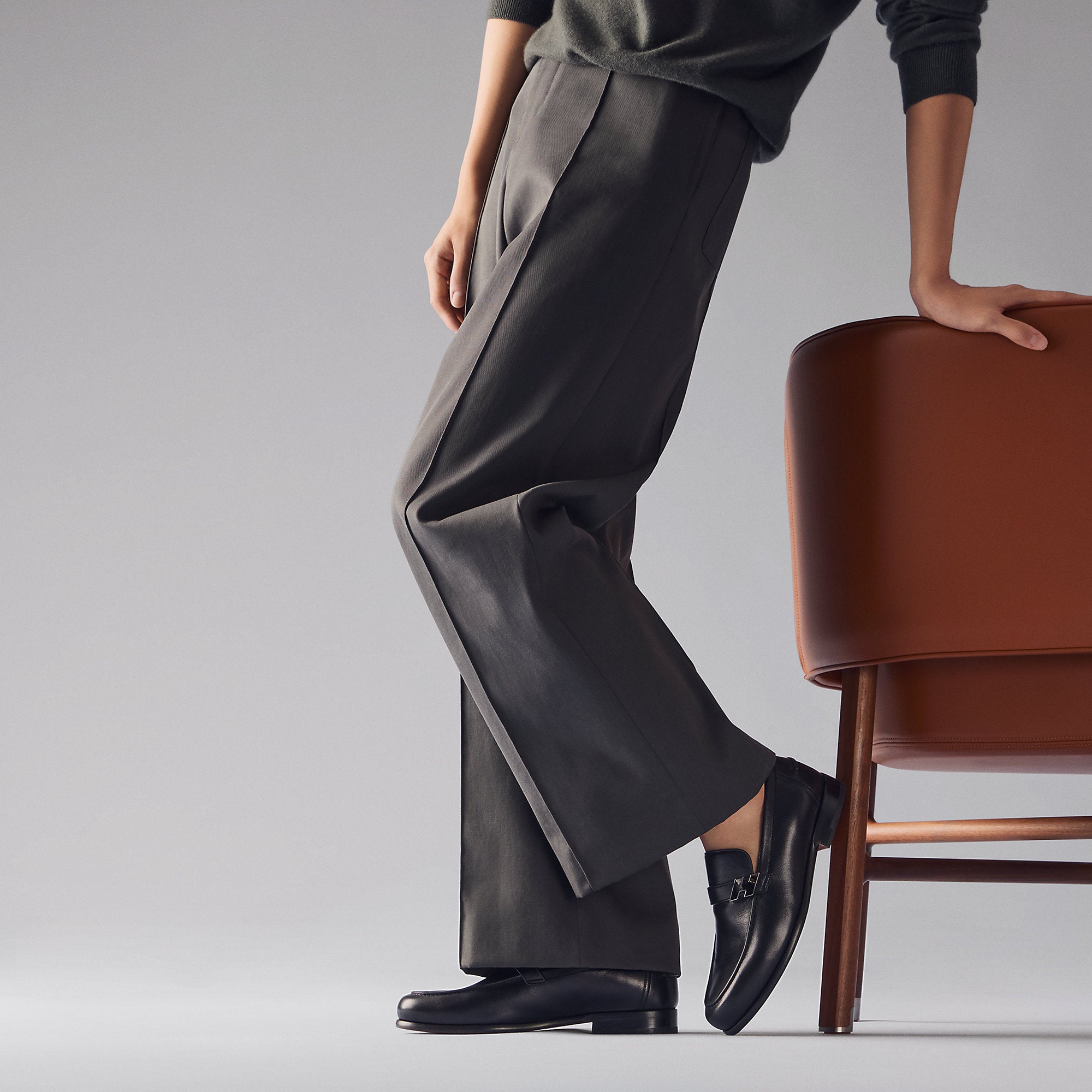  Hermes Milton Loafer Noir