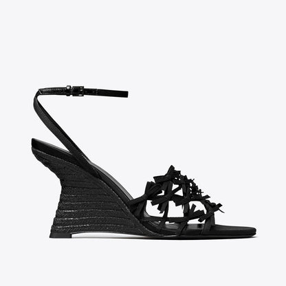 Tory Burch Mini Bow Espadrille Wedge PERFECT BLACK / PERFECT BLACK