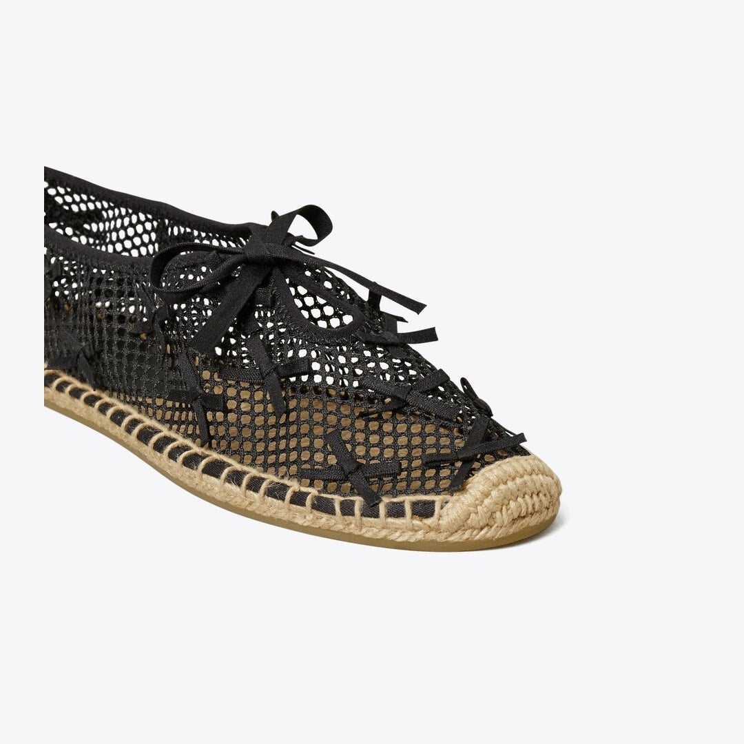 Tory Burch Mini Bow Mesh Espadrille PERFECT BLACK / PERFECT BLACK