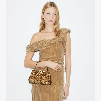 Tory Burch Mini Eleanor Calf Hair Satchel Multi