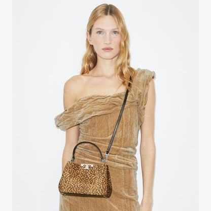 Tory Burch Mini Eleanor Calf Hair Satchel Multi