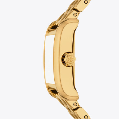 Tory Burch Mini Eleanor Double Wrap Watch IVORY/GOLD