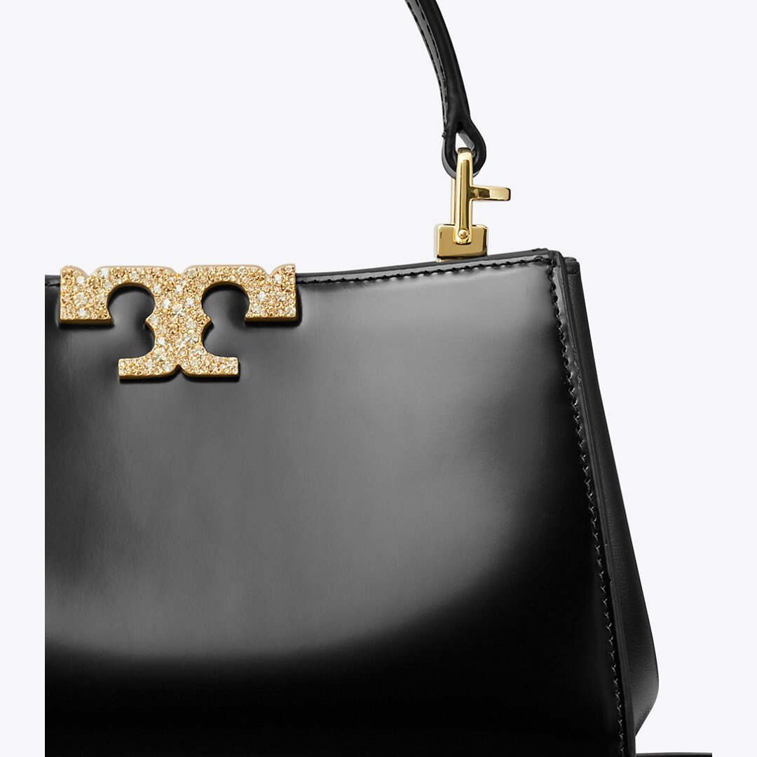 Tory Burch Mini Eleanor Pav Satchel Black