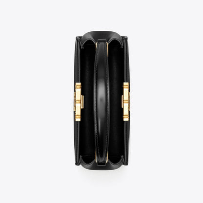 Tory Burch Mini Eleanor Pav Satchel Black