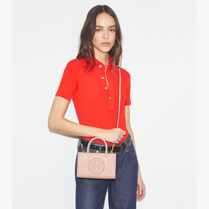 Tory Burch Mini Ella Bio Tote Light Sand