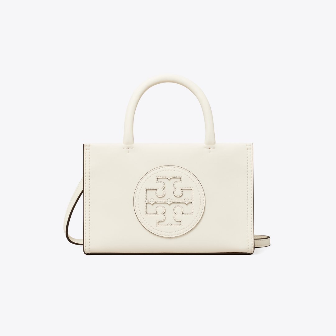 Tory Burch Mini Ella Bio Tote Warm White