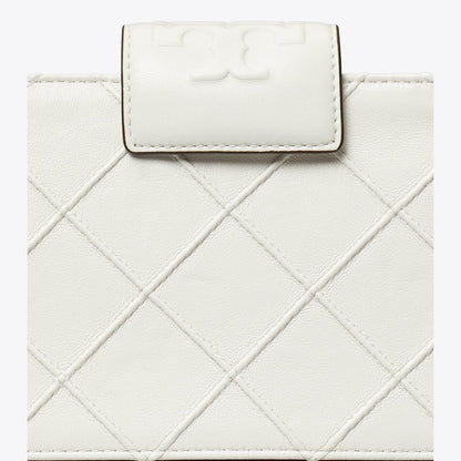 Tory Burch Mini Fleming Crossbody Blanc