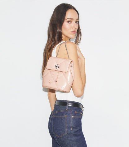 Mini Kira Diamond Quilt Backpack Soft Pink Soft Pink