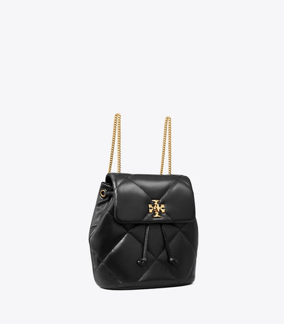 Mini Kira Diamond Quilt Backpack Black Black