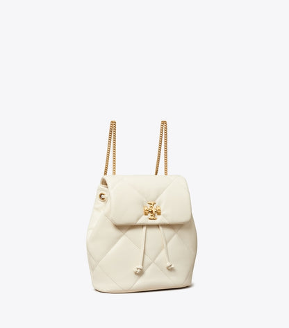 Mini Kira Diamond Quilt Backpack Warm White Warm White