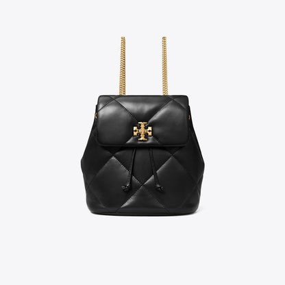Tory Burch Mini Kira Diamond Quilt Backpack Black