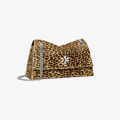 Tory Burch Mini Kira Turnlock Calf Hair Shoulder Bag Multi