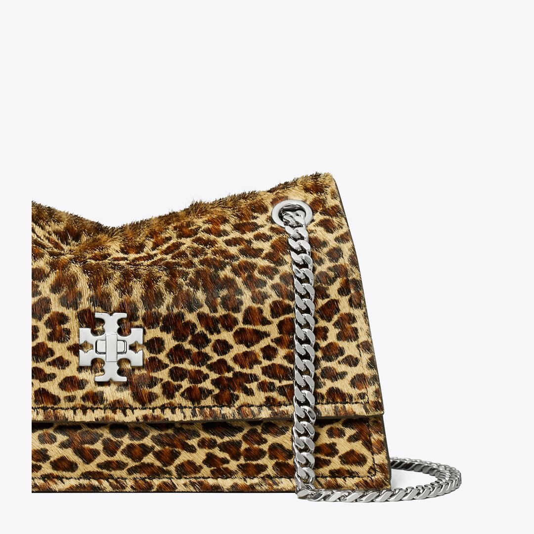 Tory Burch Mini Kira Turnlock Calf Hair Shoulder Bag Multi