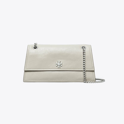 Tory Burch Mini Kira Turnlock Shoulder Bag Dove Gray