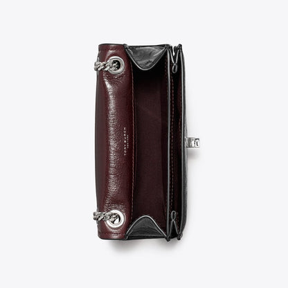 Tory Burch Mini Kira Turnlock Shoulder Bag Black