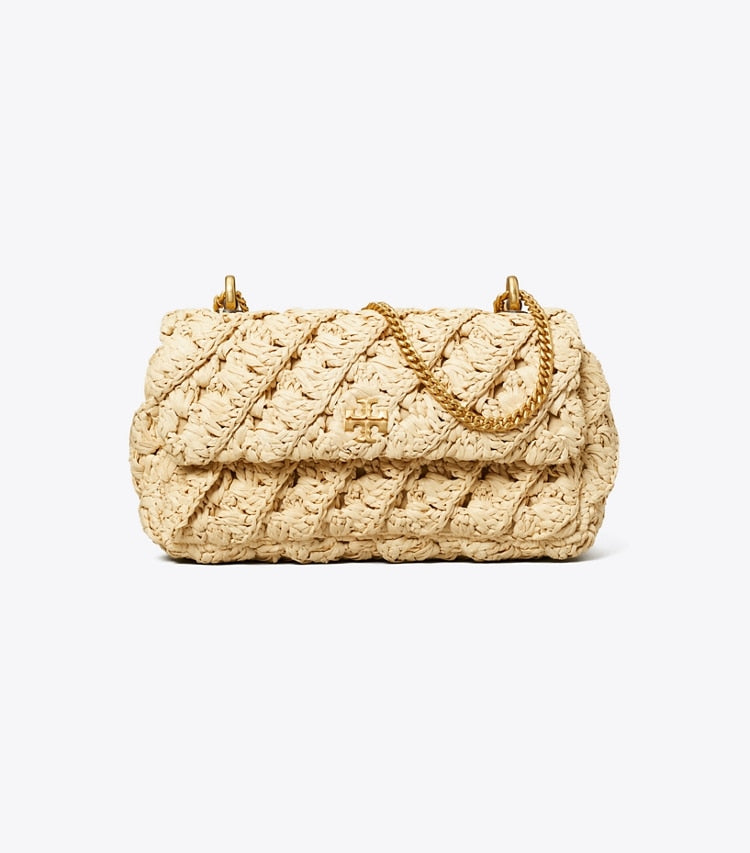 Mini Kira Woven Flap Bag Natural Natural