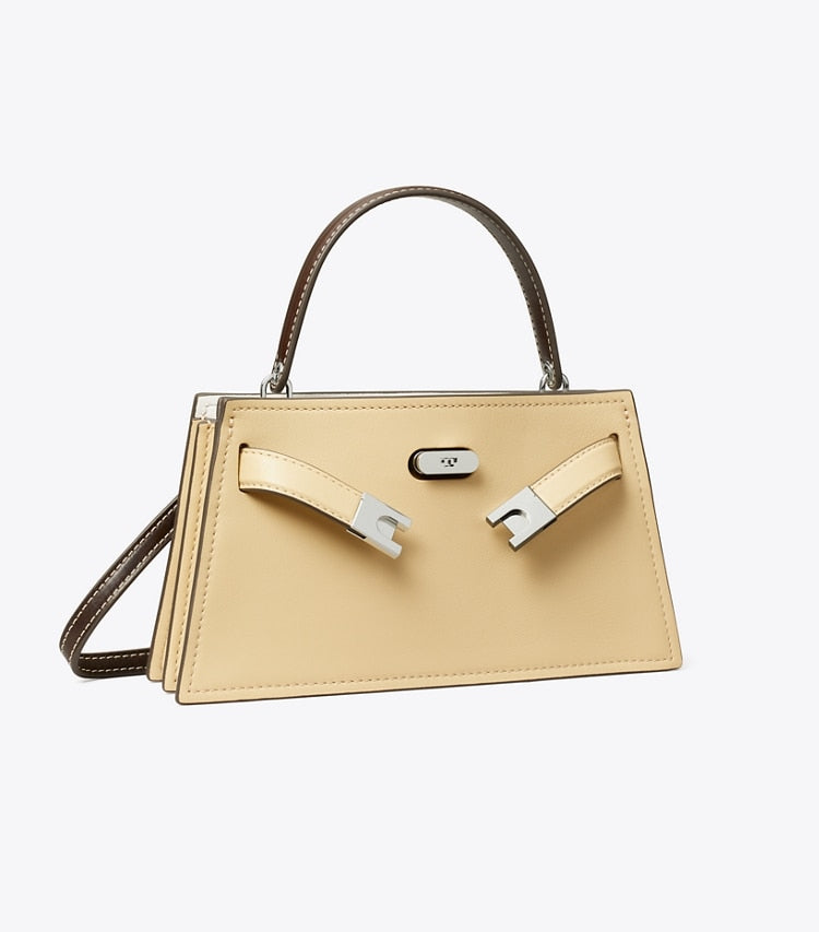 Mini Lee Radziwill Top-Handle Bag Praline Praline
