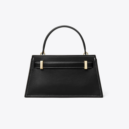 Tory Burch Mini Lee Radziwill Top-Handle Bag Black