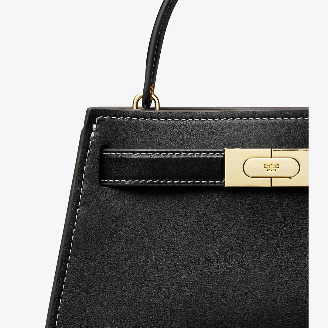 Tory Burch Mini Lee Radziwill Top-Handle Bag Black