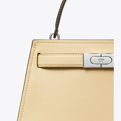 Tory Burch Mini Lee Radziwill Top-Handle Bag Praline
