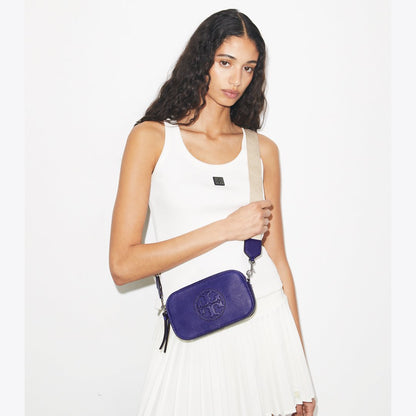 Tory Burch Mini Miller Crossbody Bag Ballpoint Blue