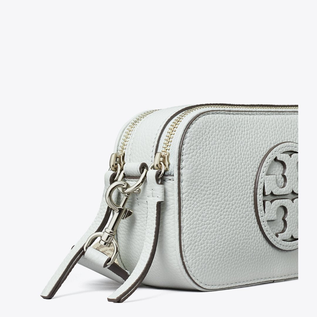Tory Burch Mini Miller Crossbody Bag Light Titanium