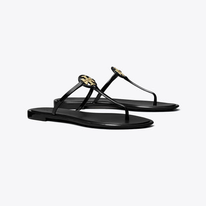 Tory Burch Mini Miller Jelly Sandal PERFECT BLACK / GOLD