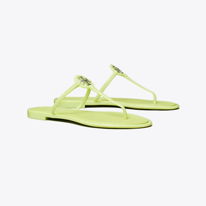 Tory Burch Mini Miller Jelly Sandal GARDEN MINT / SILVER