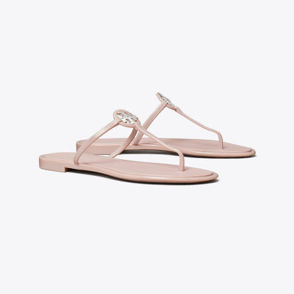 Tory Burch Mini Miller Jelly Sandal PINK MEADOW / SILVER