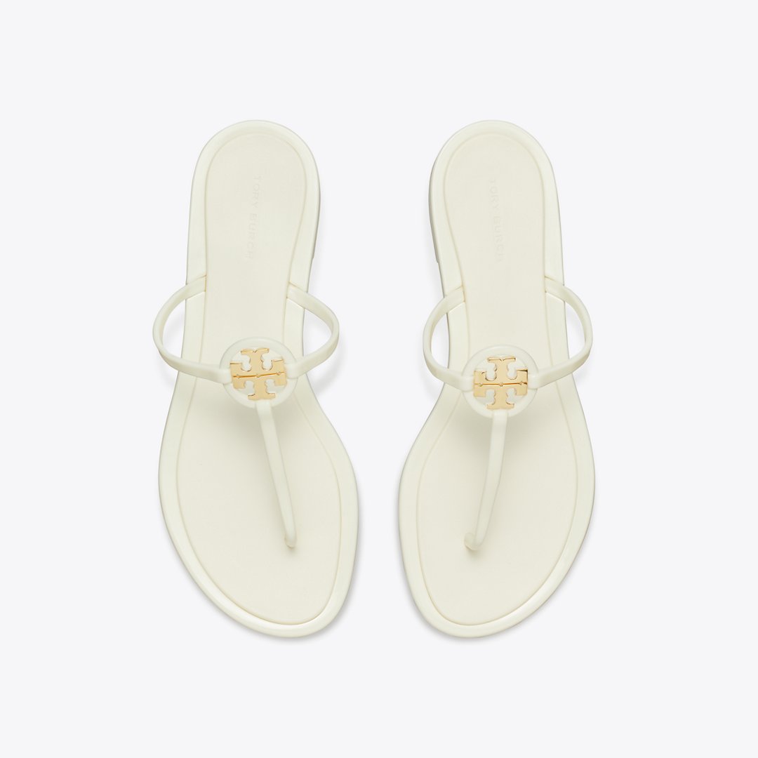 Tory Burch Mini Miller Jelly Sandal IVORY / GOLD