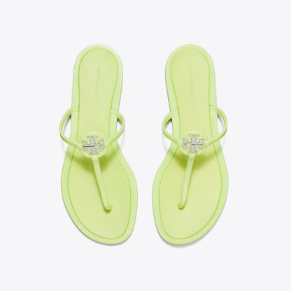 Tory Burch Mini Miller Jelly Sandal GARDEN MINT / SILVER