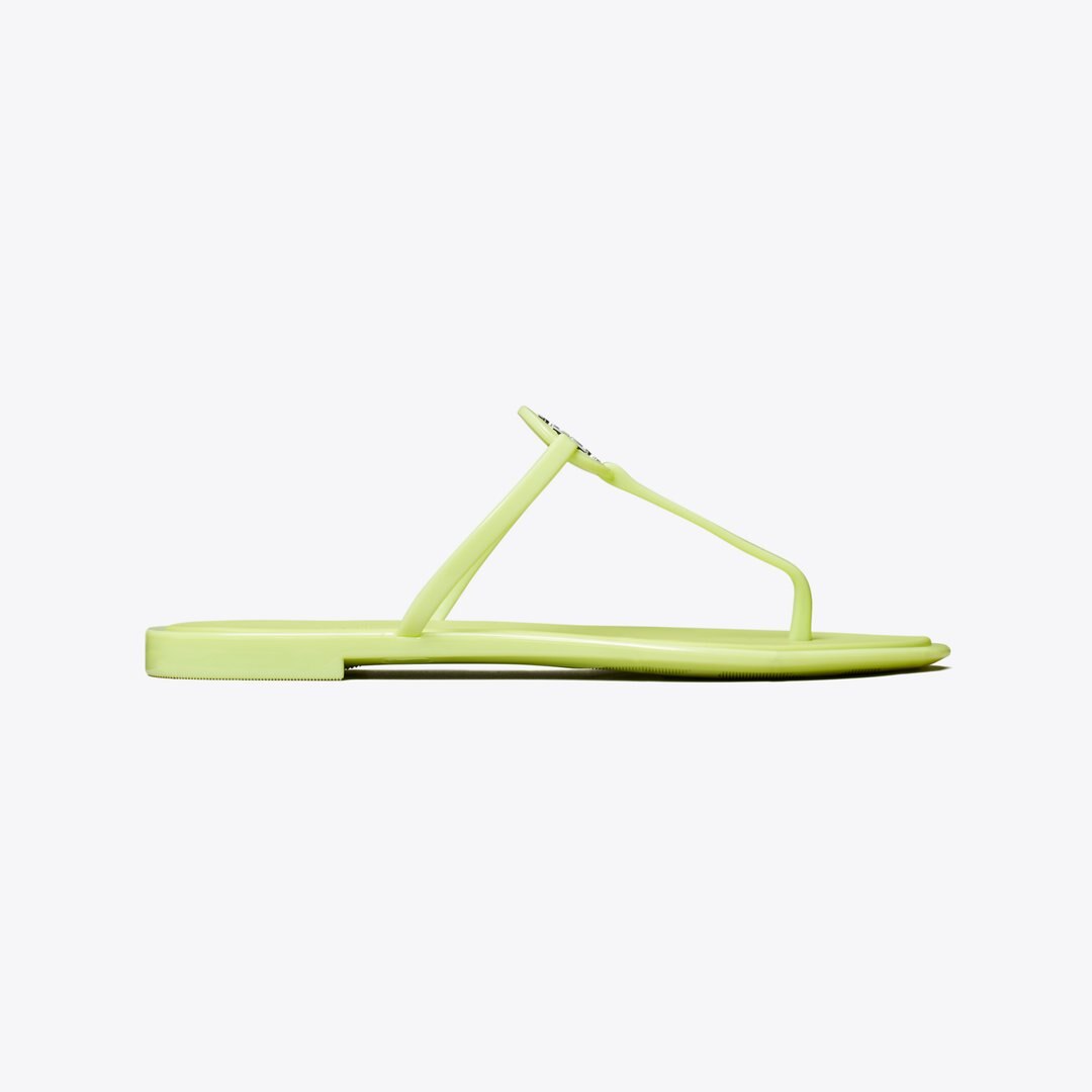 Tory Burch Mini Miller Jelly Sandal GARDEN MINT / SILVER