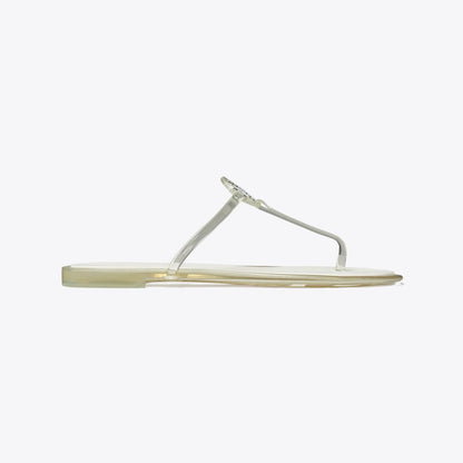 Tory Burch Mini Miller Jelly Sandal CLEAR / SILVER